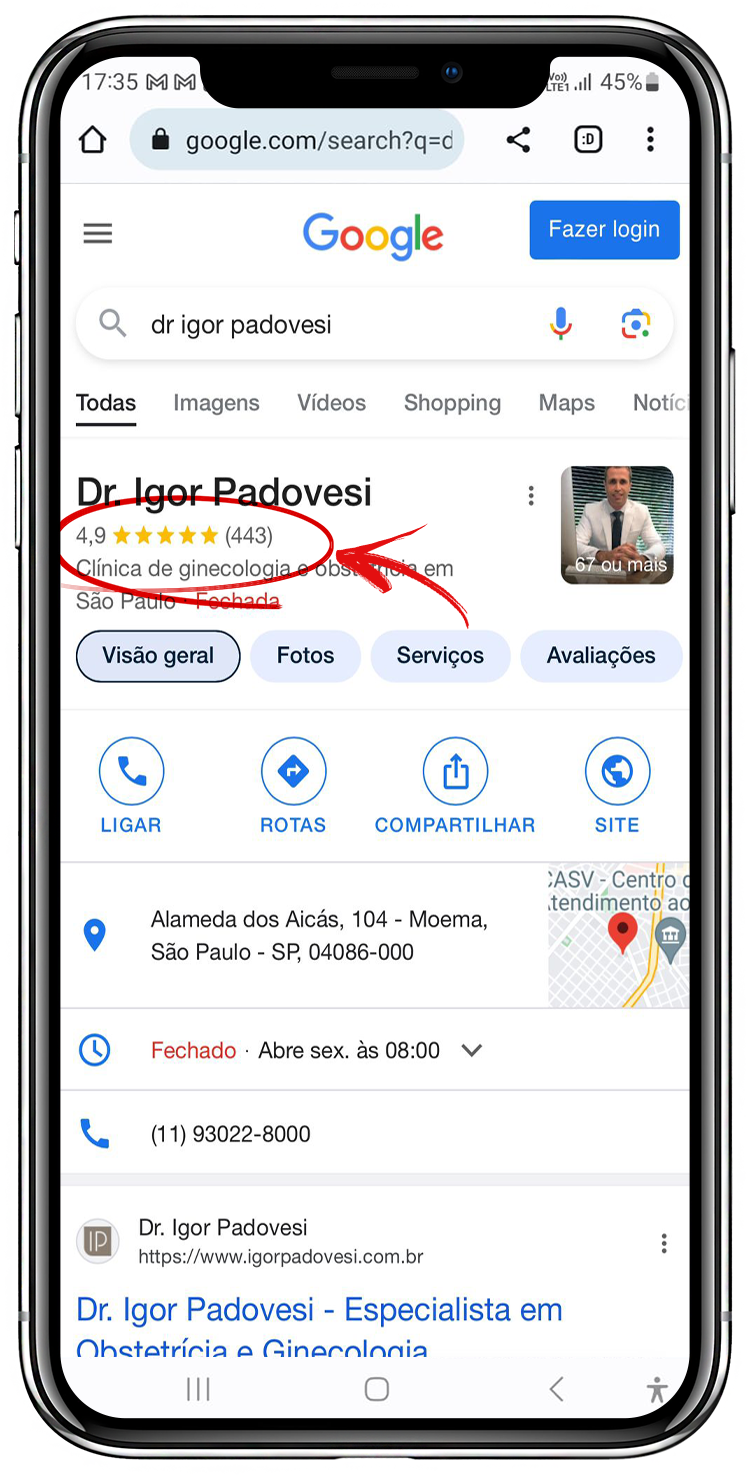 Dr. Igor Padovesi Depoimentos
